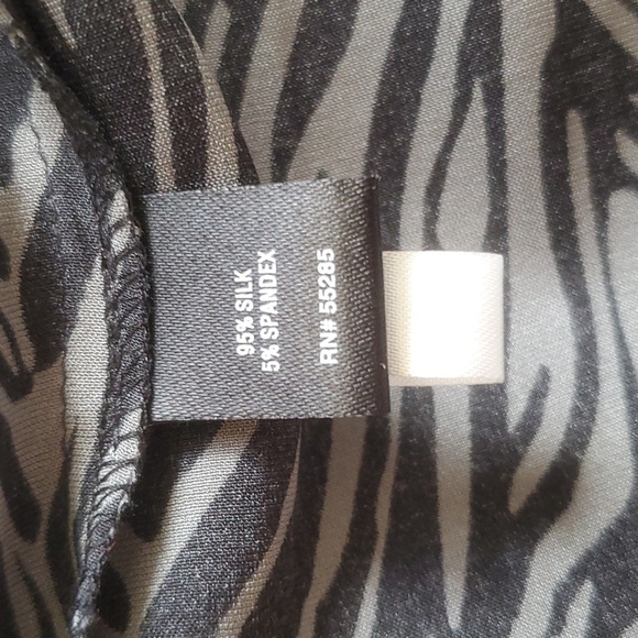 Nwt Express Silk Dress womens sz l - Picture 4 of 4